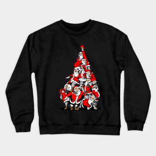 santa tree Crewneck Sweatshirt